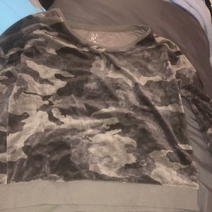 Gray army soft sweatshirt